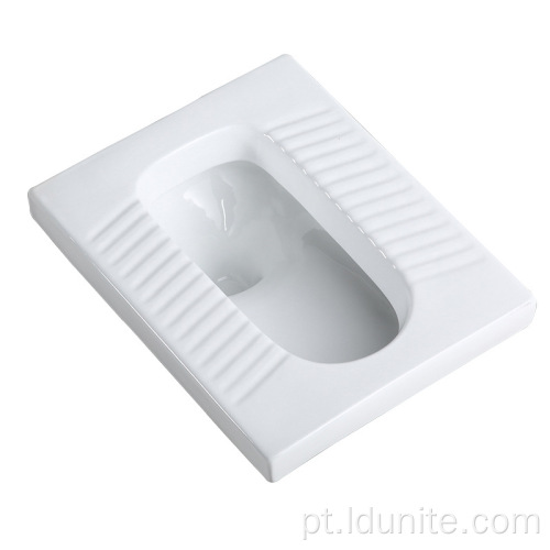 Banheiro Cerâmica Squatting WC Pan Antiskid Squat Pan